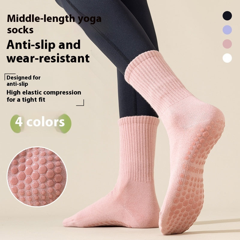 Women's Anti-Slip Grip Socks for Indoor Workouts