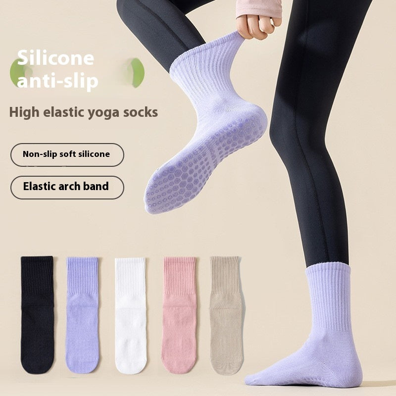 Women's Anti-Slip Grip Socks for Indoor Workouts
