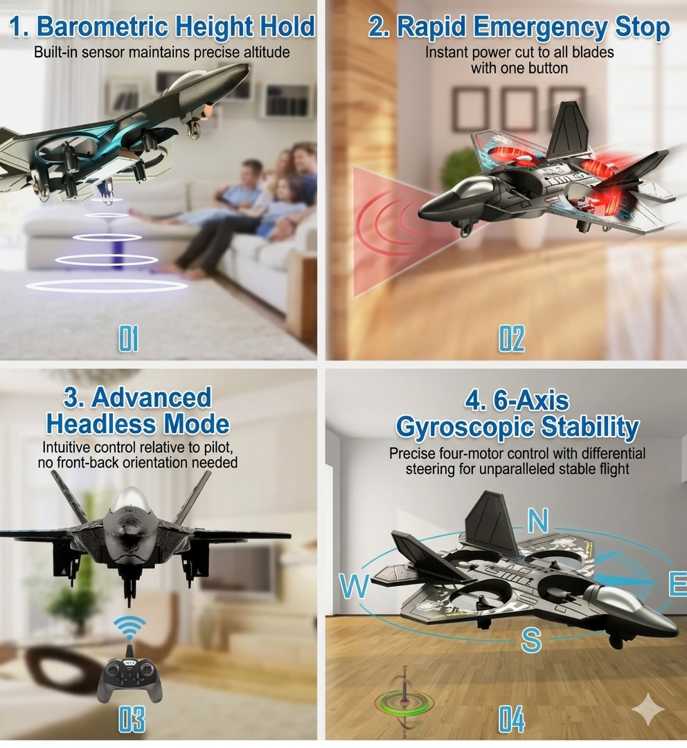 AeonWing Fighter RC Jet – Crash-Proof EPP Foam RC Plane